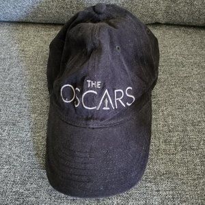 88th Oscars Academy Awards Hat Cap black suede embroidered lettering One Size